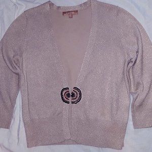 Ellen Tracy Gold Ladies Sweater